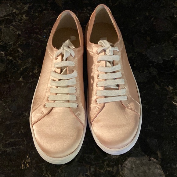 SAKS FIFTH AVE satin sneakers - Picture 1 of 4